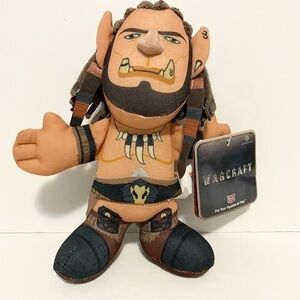 World Of Warcraft Durotan Plush Doll Bleacher Creature NWT 7” Stuffed Toy